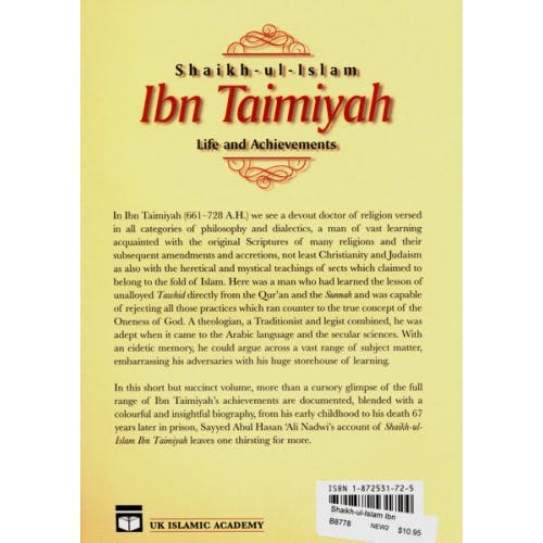 Ibn Taimiyah: Life and Achievments