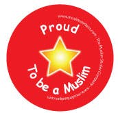 Proud to be a Muslim knappnål