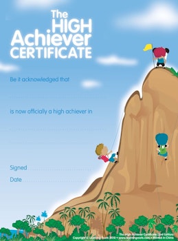 High Achievers Certificate