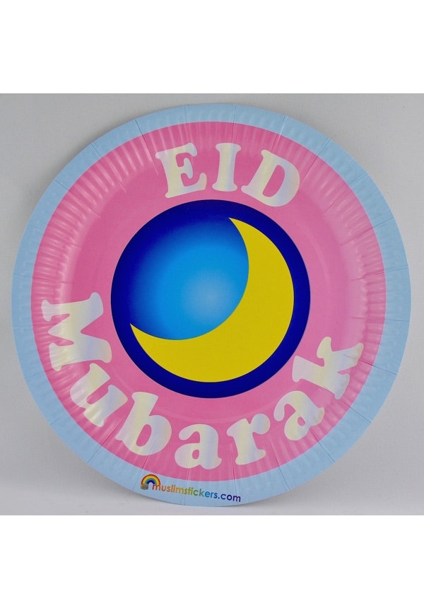 Eid Mubarak Papperstallrikar 5st