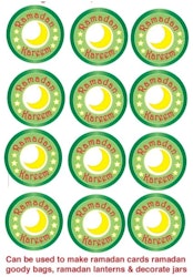 Ramadan Kareem Klistermärken