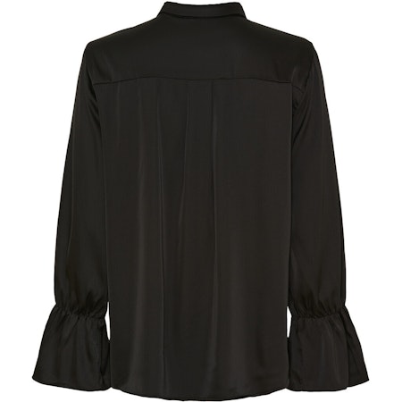 ISAY Steff Flounce Shirt, Svart