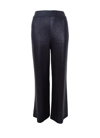 Black Color Glamy Glitter Bukser