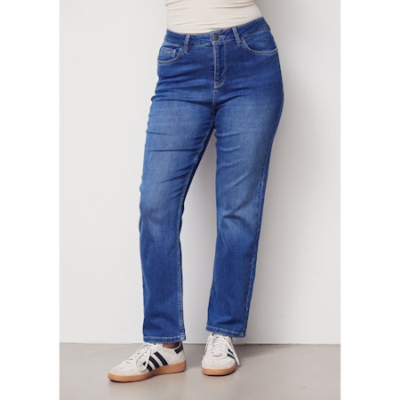 ISAY, Monza Straight Jeans - Mid Denim