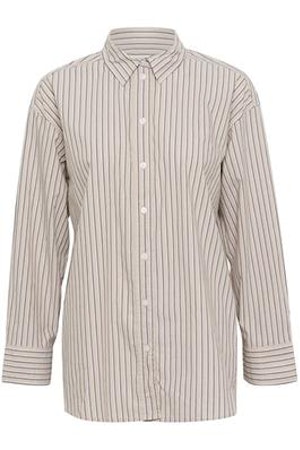 Part Two, Savanna Skjorte, Neutral Twin Stripe