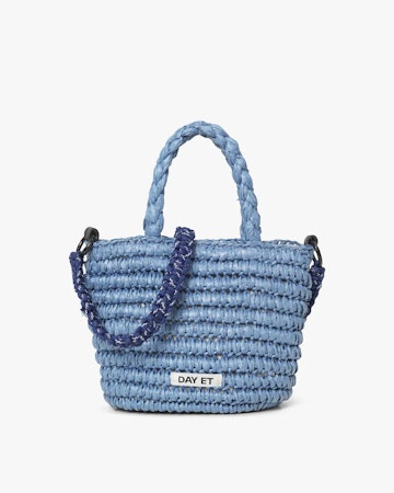 DAY - Summer Straw Bag Bijou Blue