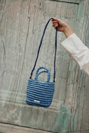 DAY - Summer Straw Bag Bijou Blue