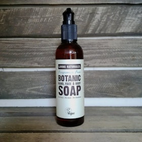 Living Naturally Fragrance Free Botanic Liquid Soapnut Soap 200ML