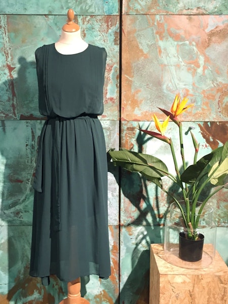 Kate Long Dress - Dark Green