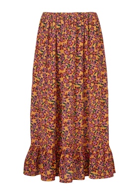 Madonna Print Skirt - Flower Love