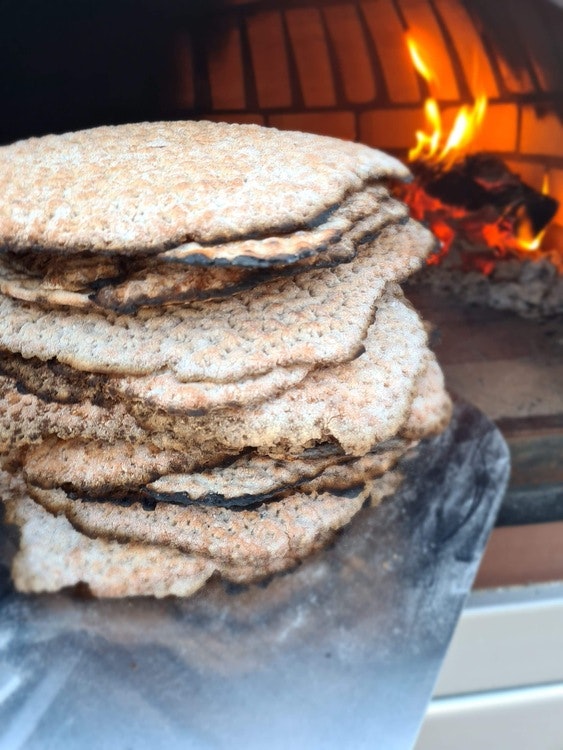 Pizzaugn med natursten 110 cm, nr 35,