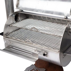 GrillSymbol BBQ rökgrill Smoky Beast Silver