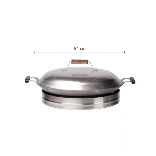 GrillSymbol Cataplana panna+adapter WS-545 CAT inox, ø 54 cm