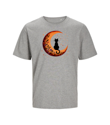 T-shirt  Unisex - Katt på månen