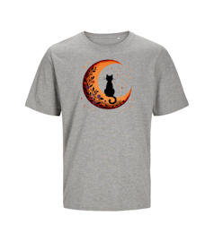 T-shirt  Unisex - Katt på månen