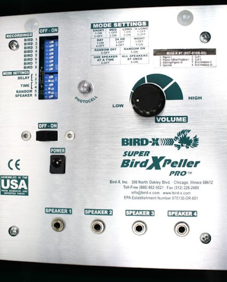 DEMO EX.Super BirdXPeller® PROs har 4-högtalarsystem och 1 st standardchip (ord 13900 kr)