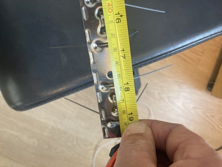 Fågelpiggar 1m Rostfria 100 %. Ord pris 238 kr