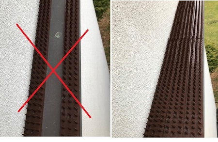 ANTI FÅGEL SPIKE STRIP 1 meter. Ord pris 99 kr/m