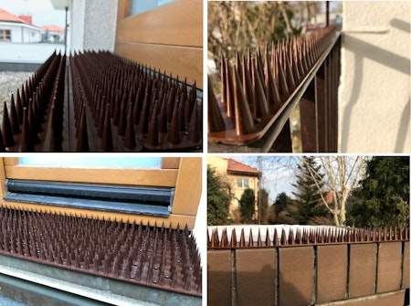 ANTI FÅGEL SPIKE STRIP 1 meter. Ord pris 99 kr/m