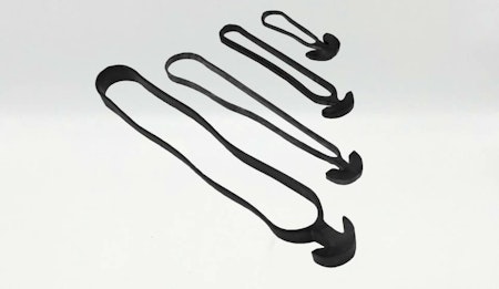 Gummistroppar totalt 50 st 11 cm ca 5 mm tjocka
