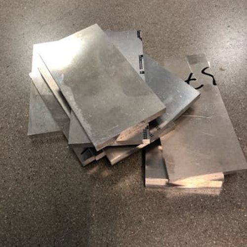 Aluminium plåt 80x10, 10st