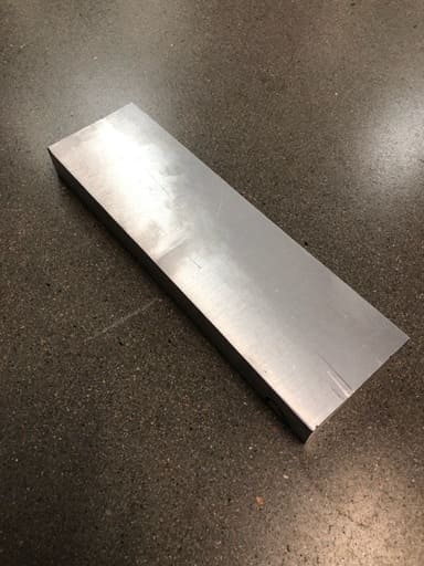 Aluminium Sågad plåt 89x30