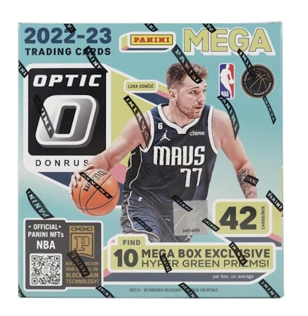 Panini Donruss Optic NBA 22/23 Fanatics Mega Box (Hyper Green Prizm)