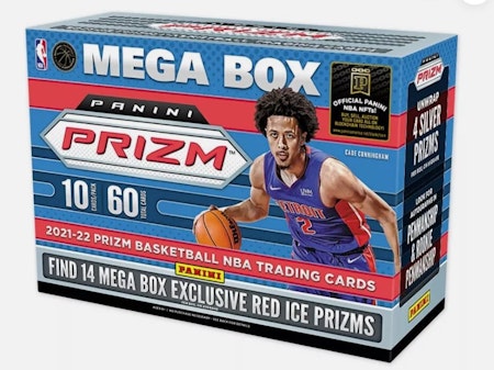 Panini Prizm NBA 21/22 Mega Box (Red Ice Prizms)