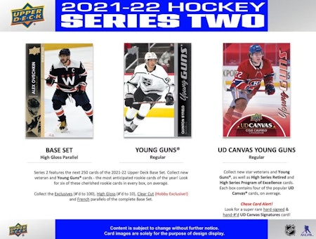 UD Series Two 21/22 Hobby Box