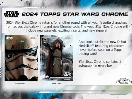  Topps Chrome 2024 Star Wars Hobby Box