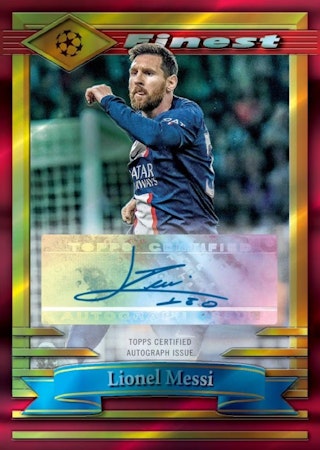 2022/23 Topps Finest Flashbacks UEFA Club Competitions Soccer Hobby Box