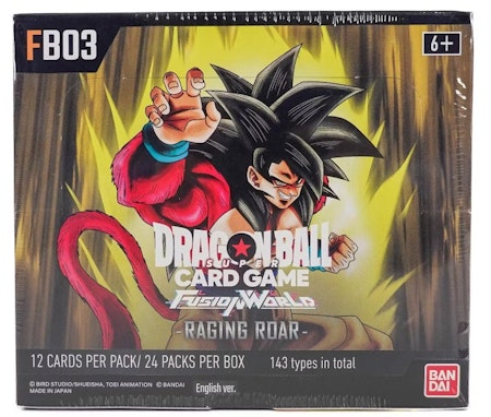 Dragon Ball Super TCG Fusion World 3 Raging Roar Booster Pack