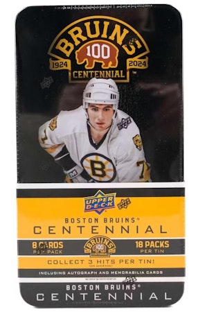 23/24 Boston Bruins Centennial Hobby Tins