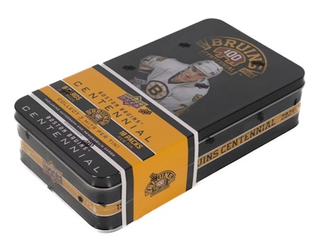 23/24 Boston Bruins Centennial Hobby Tins