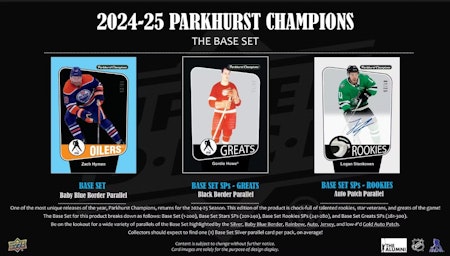 Parkhurst Champions 24/25 Hobby Box