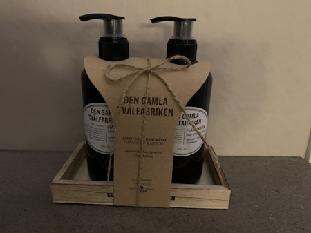 Presentset tvål o handkräm