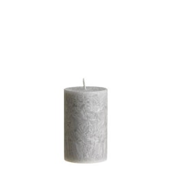 Blockljus Ljusgrå 6x10 cm