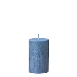 Blockljus Blå 6x10 cm