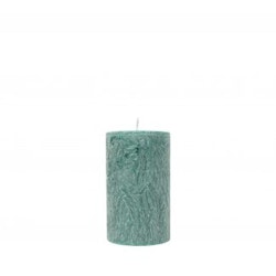 Blockljus petrol 6x10 cm