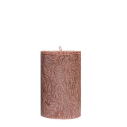 Blockljus brun 6x10 cm