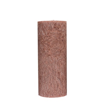 Blockljus brun 6x15 cm