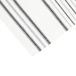 Löpare vit/grå 33x120 cm