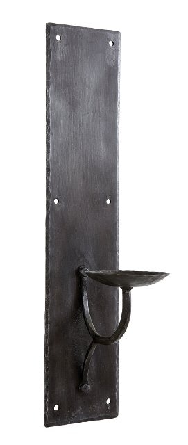 Ljusstake ljushållare väggljusstake smide svart