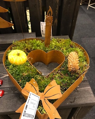 Hjärta för plantering eller dekoration