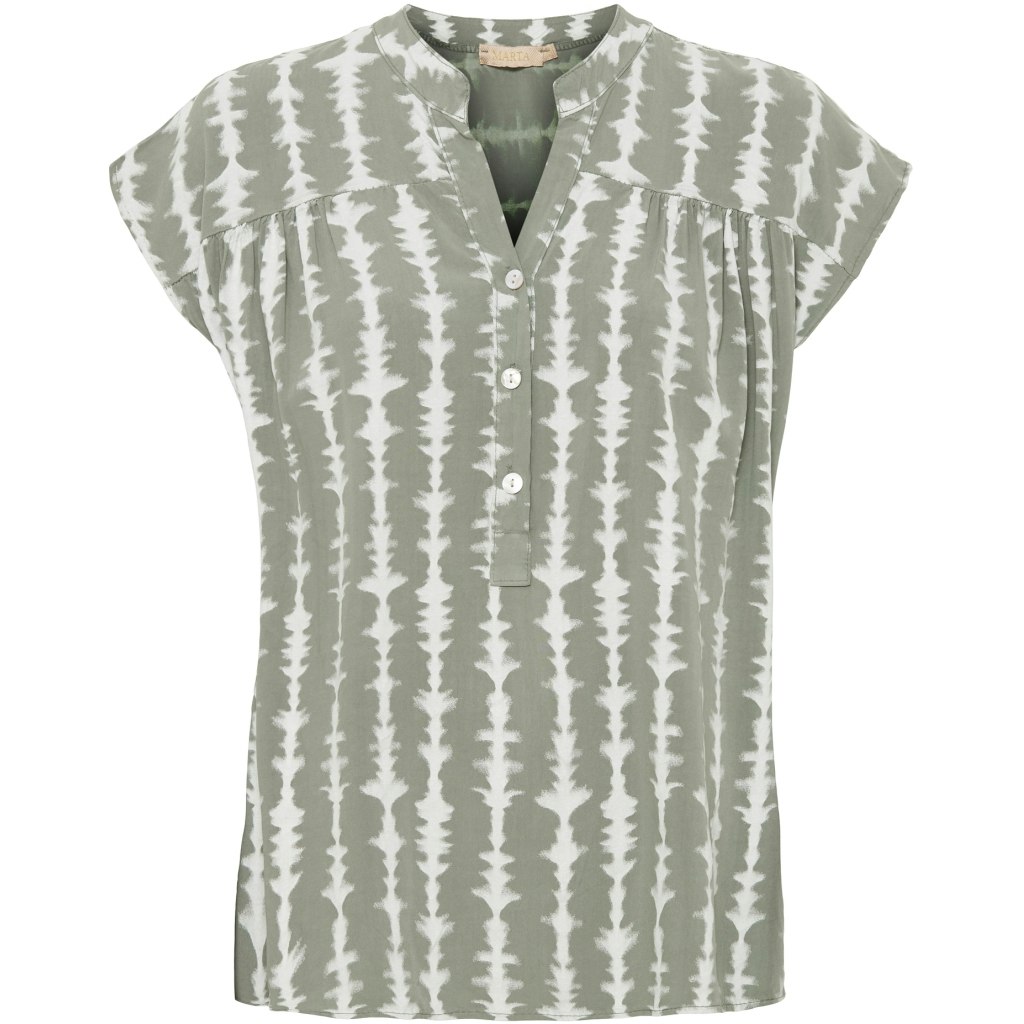 blus viscose army mönstrad marta