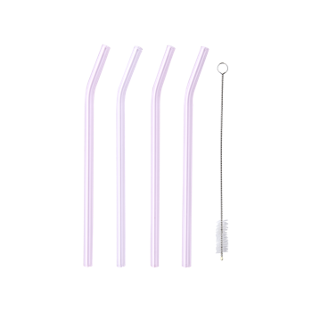Sugrör rosa, gul, grön
