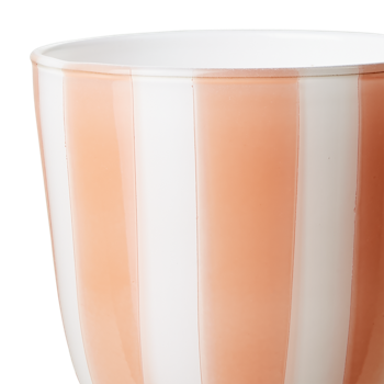 Ljuskopp persika/vit