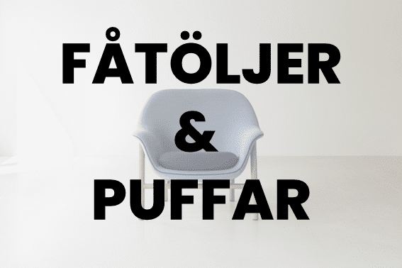 Fåtöljer & puffar - Omformat