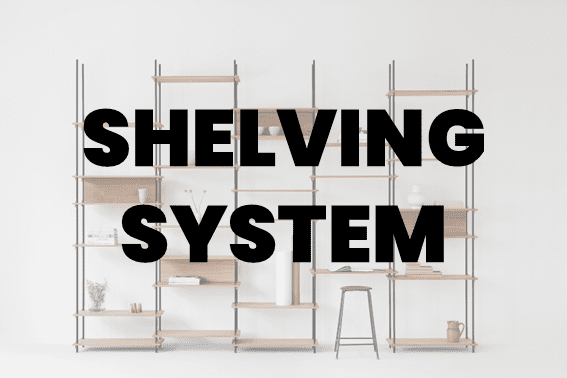 Shelving System - MOEBE - Omformat