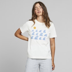 T-shirt Mysen Rays and Waves Off White